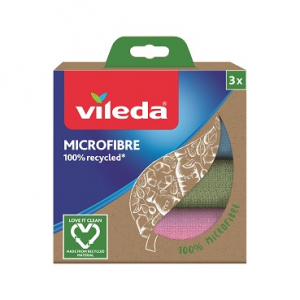 VILEDA COLOURS MICROFIBRE 3/1 OD 100% RECIKLIRANOG MATERIJALA