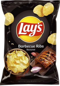 LAYS BARBECUE RIBS 140G
