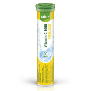 NATUREL ŠUMEĆE TABLETE VITAMIN C 1000 MG SA ZASLAĐIVAČEM 80 G