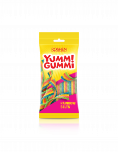 YUMMI GUMMI SOUR BELTS 70 G