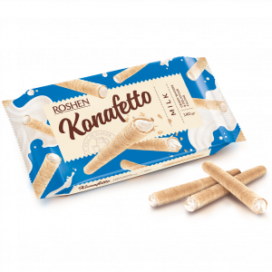 KONAFETTO VAFEL ROLICE MLIJEČNA KREMA 140 G