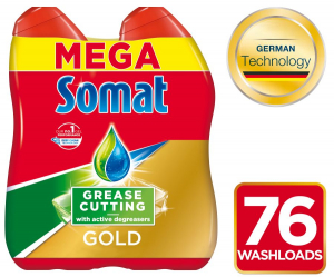SOMAT GOLD GEL ANTI-GREASE 2X684ML