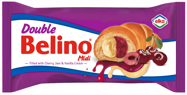BELINO MIDI KROASAN DOUBLE VIŠNJA VANILIJA KREMA 60G