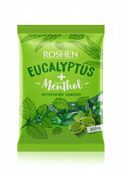 EUCALYPTUS MENTHOL TVRDI BOMBONI 200G