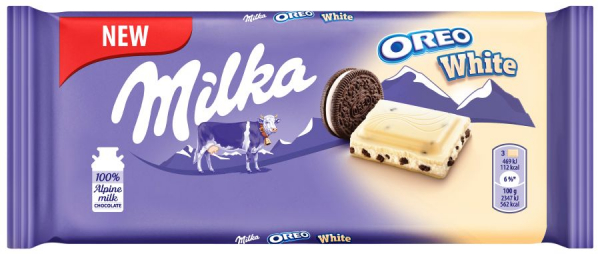 Milka on sale oreo white